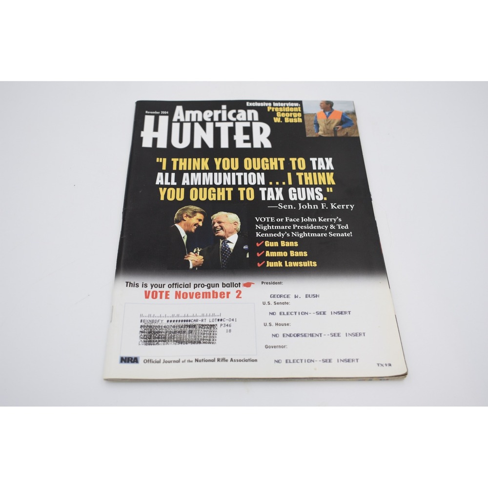 American Hunter Magazine November 2004 George W Bush NRA Official Journal
